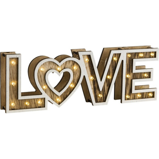 Globo Love barna LED gyerek asztali lámpa (GLO-29976) LED 24 izzós IP20