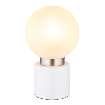 Globo Marka fehér-opál asztali lámpa (GLO-21003WN) E14 1 izzós IP20