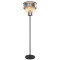 Globo Naxis fekete-füstszürke kristály állólámpa (GLO-15695S) E27 3 izzós IP20