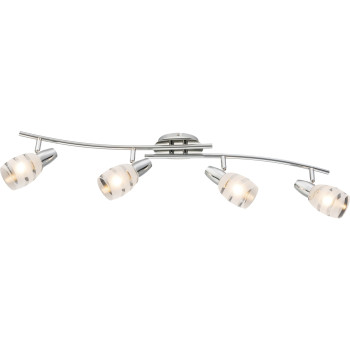 Globo Roy króm-fehér mennyezeti spotlámpa (GLO-54985-4) E14 4 izzós IP20