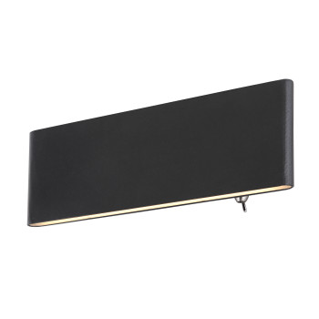 Globo Siegfried fekete LED fali lámpa (GLO-41751-8B) LED 1 izzós IP20