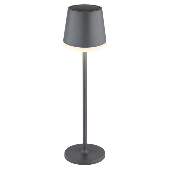 Globo Solar antracit LED kültéri asztali lámpa (GLO-36637A) LED 10 izzós IP44