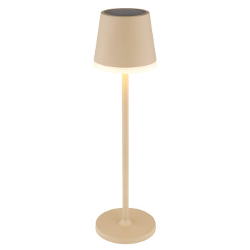 Globo Solar homokszínű LED kültéri asztali lámpa (GLO-36637S) LED 10 izzós IP44