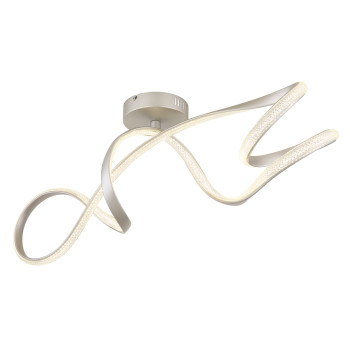 Globo Swirl nikkel LED mennyezeti lámpa (GLO-67341DN) LED 1 izzós IP20