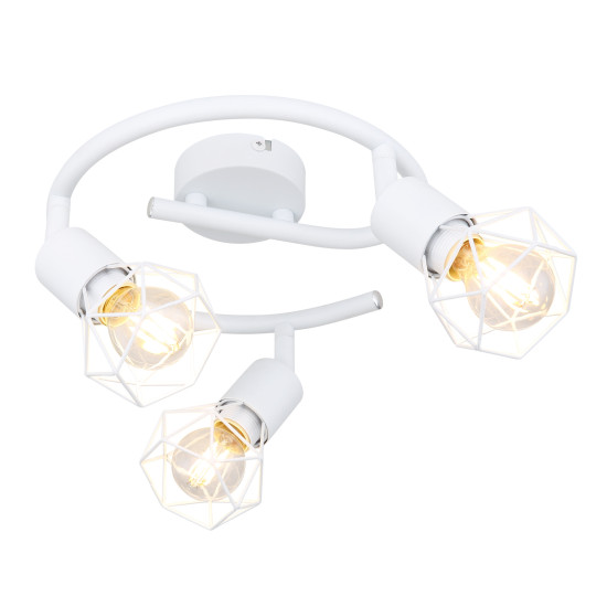 Globo Xara I fehér mennyezeti spotlámpa (GLO-54802W-3) E14 3 izzós IP20