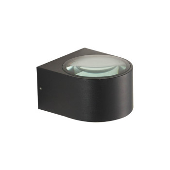 Italux Pesaro fekete LED kültéri fali lámpa (IT-OWL-8081-3K) LED 1 izzós IP54