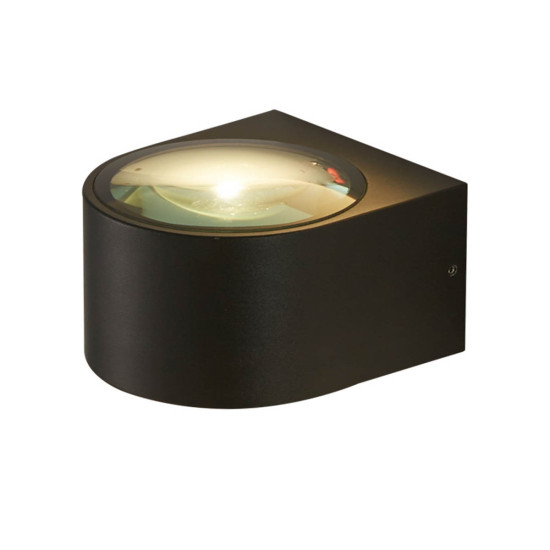 Italux Pesaro fekete LED kültéri fali lámpa (IT-OWL-8081-4K) LED 1 izzós IP54