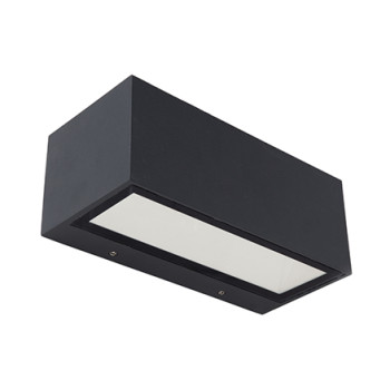 Lutec Gemini sötétszürke LED kültéri fali lámpa (LUT-5189101118) LED 1 izzós IP54
