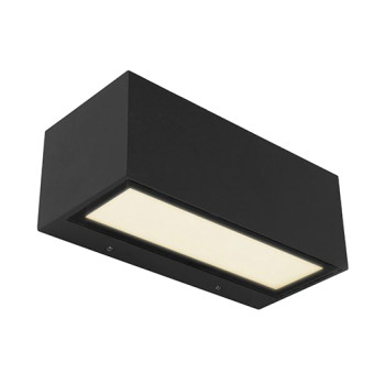Lutec Gemini matt fekete LED kültéri fali lámpa (LUT-5189112012) LED 1 izzós IP54