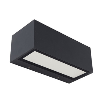 Lutec Gemini sötétszürke LED kültéri fali lámpa (LUT-5189112118) LED 1 izzós IP54