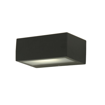 Lutec Gemini sötétszürke kültéri fali lámpa (LUT-5602734118) E27 1 izzós IP54