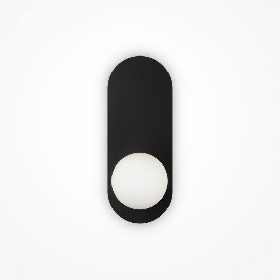 Maytoni Bao fekete-fehér fali lámpa (MAY-MOD419WL-01B) G9 1 izzós IP20