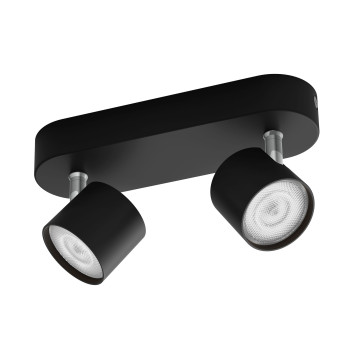 Philips Star fekete LED mennyezeti spotlámpa (PHI-8719514435391) LED 2 izzós IP20