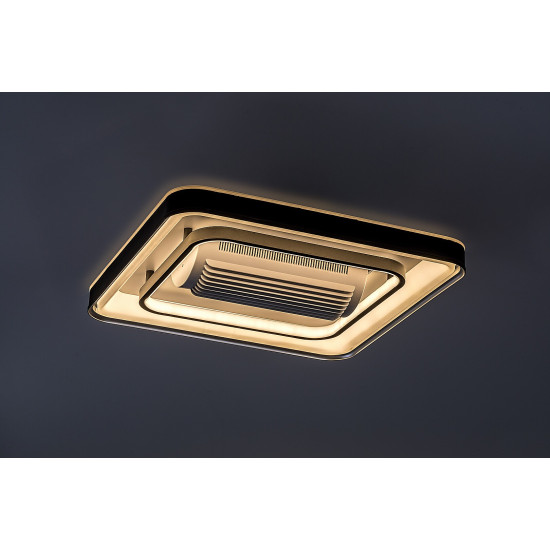 Rábalux Aireon fekete LED mennyezeti ventilátoros lámpa (RAB-71341) LED 1 izzós IP20