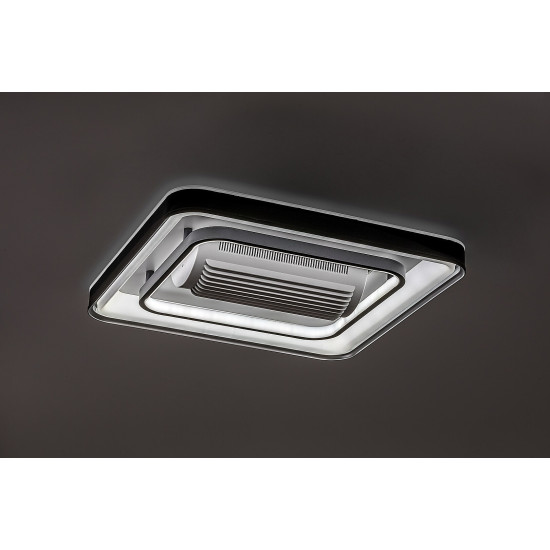 Rábalux Aireon fekete LED mennyezeti ventilátoros lámpa (RAB-71341) LED 1 izzós IP20