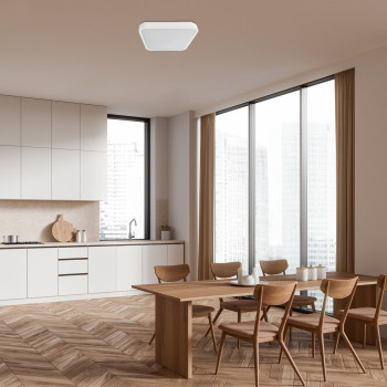 Rábalux Alenzo fehér fürdőszobai LED mennyezeti lámpa (RAB-71422) LED 1 izzós IP44