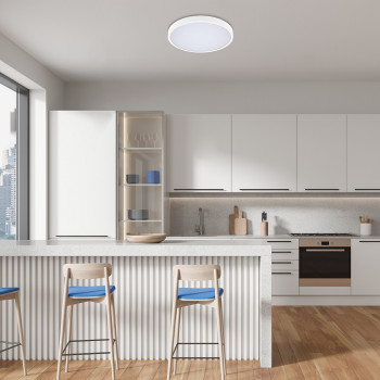 Rábalux Alenzo fehér fürdőszobai LED mennyezeti lámpa (RAB-71431) LED 1 izzós IP44