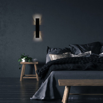 Rábalux Ampel fekete LED falikar (RAB-71057) LED 1 izzós IP20