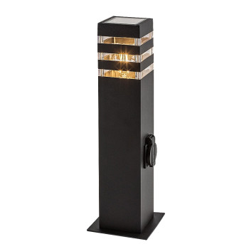 Rábalux Ankara fekete kültéri állólámpa (RAB-77122) E27 1 izzós IP44