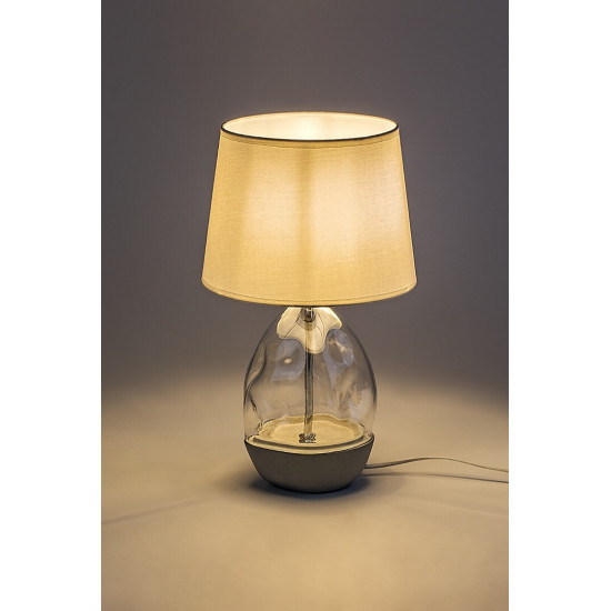 Rábalux Apolonia fehér asztali lámpa (RAB-74227) E27 1 izzós IP20