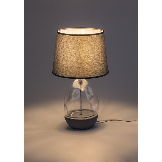 Rábalux Apolonia szürke asztali lámpa (RAB-74228) E27 1 izzós IP20