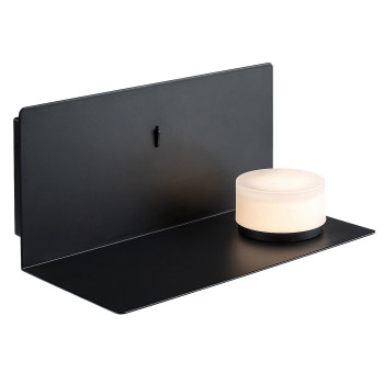 Rábalux Aranzo fekete LED fali lámpa polccal (RAB-71058) LED 1 izzós IP20