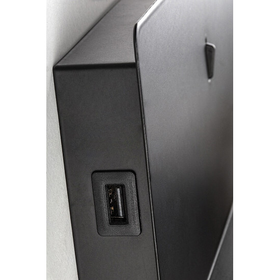 Rábalux Aranzo fekete LED fali lámpa polccal (RAB-71058) LED 1 izzós IP20