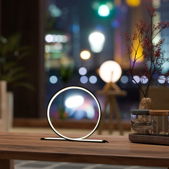 Rábalux Azula fekete hordozható LED asztali lámpa (RAB-74210) LED 1 izzós IP20