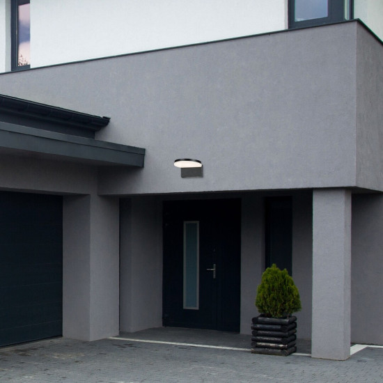 Rábalux Batida fekete LED kültéri fali lámpa (RAB-77117) LED 1 izzós IP54