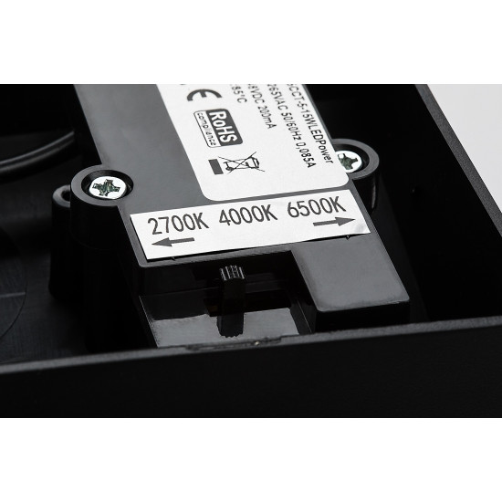 Rábalux Batida fekete LED kültéri fali lámpa (RAB-77117) LED 1 izzós IP54