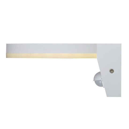 Rábalux Batida fehér mozgásérzékelős LED kültéri fali lámpa (RAB-77120) LED 1 izzós IP54