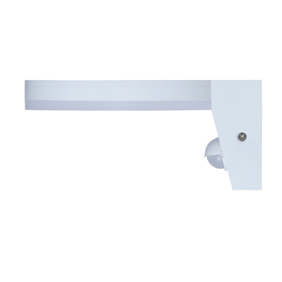 Rábalux Batida fehér mozgásérzékelős LED kültéri fali lámpa (RAB-77120) LED 1 izzós IP54