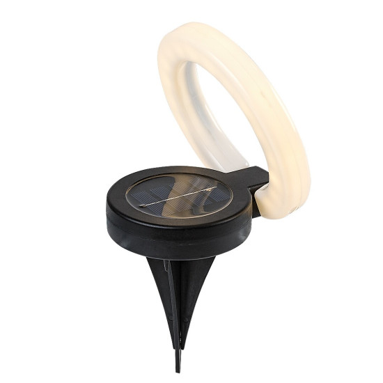 Rábalux Bokod fekete LED napelemes kültéri leszúrható lámpa (RAB-77187) LED 1 izzós IP44