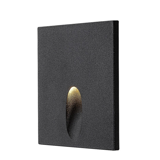 Rábalux Boven fekete kültéri LED lépcsővilágító lámpa (RAB-71169) LED 1 izzós IP54