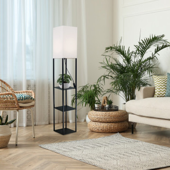 Rábalux Bronn fekete állólámpa (RAB-74191) E27 1 izzós IP20