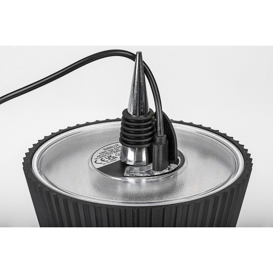 Rábalux Burdur fekete kültéri palackba illeszthető LED asztali lámpa (RAB-77142) LED 1 izzós IP44