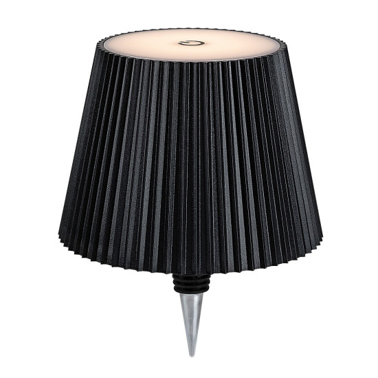 Rábalux Burdur fekete kültéri palackba illeszthető LED asztali lámpa (RAB-77142) LED 1 izzós IP44