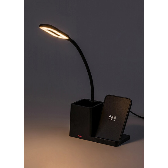 Rábalux Cerie fekete LED asztali lámpa (RAB-74232) LED 1 izzós IP20