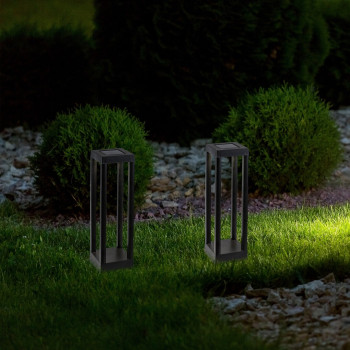 Rábalux Cong fekete LED napelemes kültéri leszúrható lámpa (RAB-77186) LED 1 izzós IP44