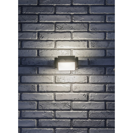 Rábalux Cubbington fekete LED kültéri fali lámpa (RAB-77183) LED 1 izzós IP54