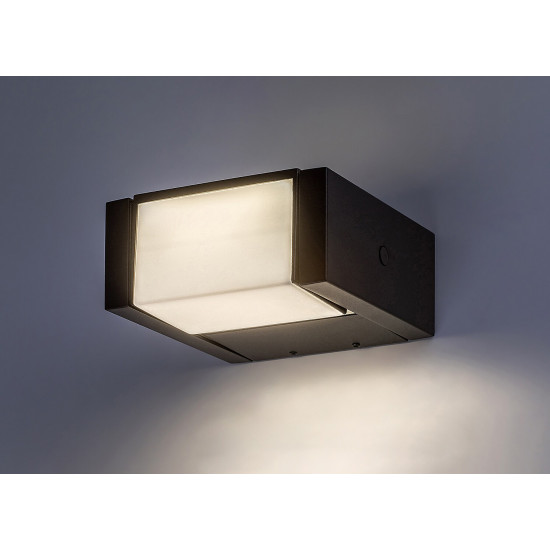 Rábalux Cubbington fekete LED kültéri fali lámpa (RAB-77183) LED 1 izzós IP54