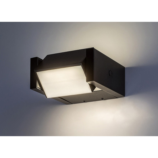Rábalux Cubbington fekete LED kültéri fali lámpa (RAB-77183) LED 1 izzós IP54