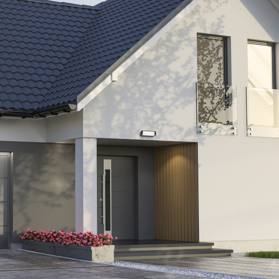 Rábalux Cubbington fekete LED kültéri fali lámpa (RAB-77185) LED 1 izzós IP54