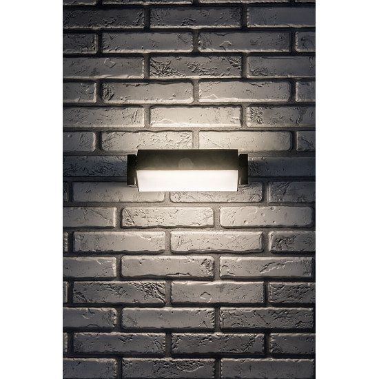 Rábalux Cubbington fekete LED kültéri fali lámpa (RAB-77185) LED 1 izzós IP54