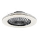 Rábalux Dalfon 2 fehér-fekete LED mennyezeti ventilátoros lámpa (RAB-71330) LED 1 izzós IP20