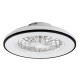 Rábalux Dalfon 2 fehér-fekete LED mennyezeti ventilátoros lámpa (RAB-71331) LED 1 izzós IP20