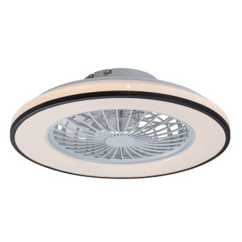 Rábalux Dalfon 2 fehér-fekete LED mennyezeti ventilátoros lámpa (RAB-71331) LED 1 izzós IP20