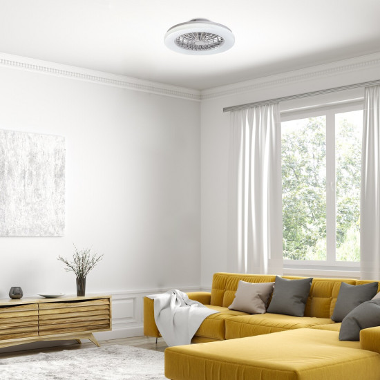 Rábalux Dalfon 2 fehér LED mennyezeti ventilátoros lámpa (RAB-71333) LED 1 izzós IP20