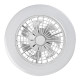 Rábalux Dalfon 2 fehér LED mennyezeti ventilátoros lámpa (RAB-71333) LED 1 izzós IP20