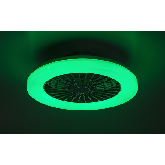 Rábalux Dalfon 2 fehér LED mennyezeti ventilátoros lámpa (RAB-71333) LED 1 izzós IP20